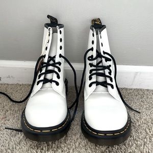 Dr. Martens, white, BRAND NEW NEVER WORN (size 7 women’s)